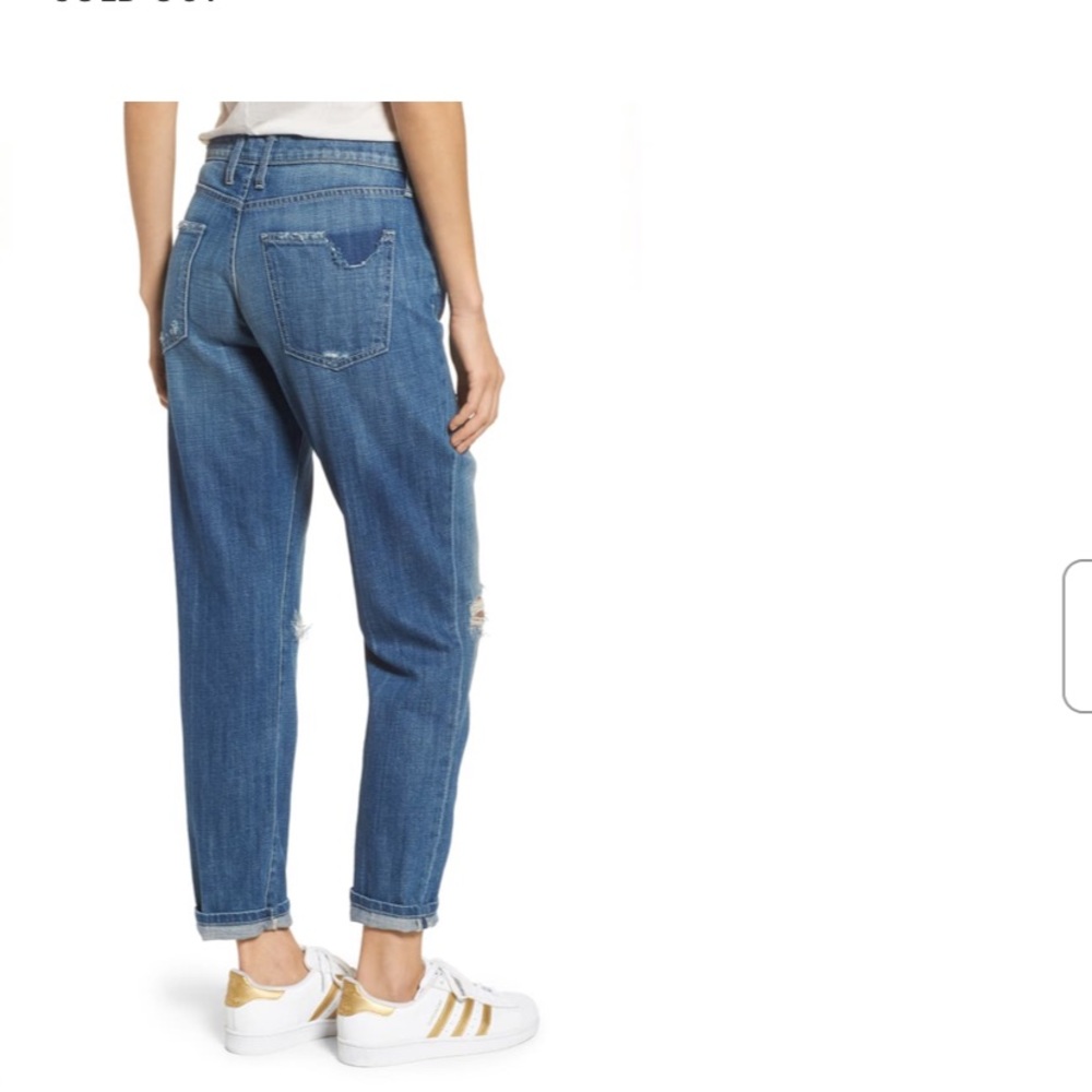 CURRENT/ELLIOTT • boyfriend style distressed jeans